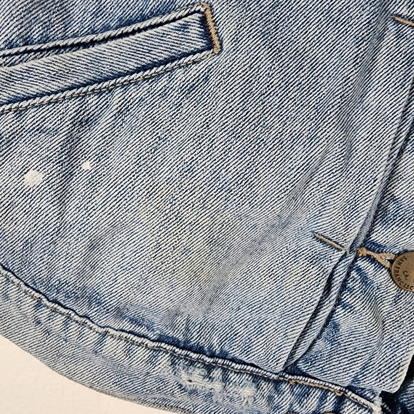 OLD NAVY BLEACHED SPLATTER DENIM JACKET - Picture 8 of 8
